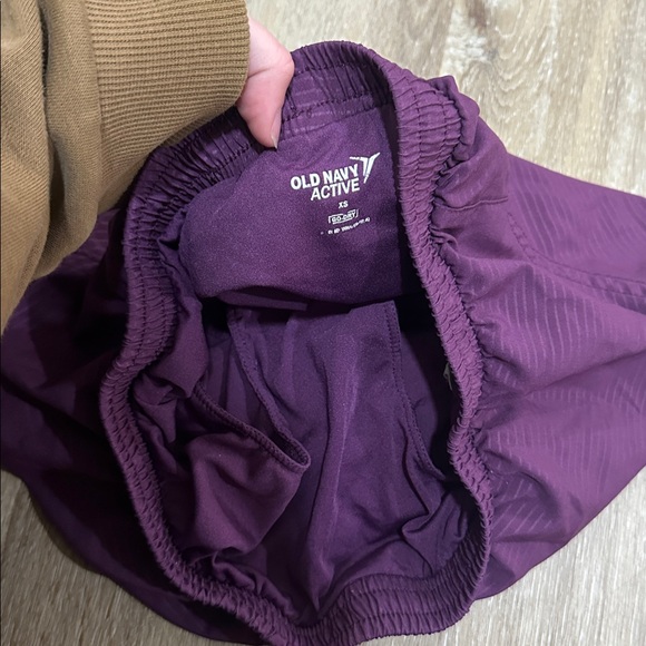 Women's Purple athletic Shorts with built in underwear - never worn - Picture 2 of 2